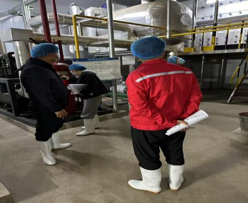 滨州市安全评价中心专家组对健达分公司进行设备验收